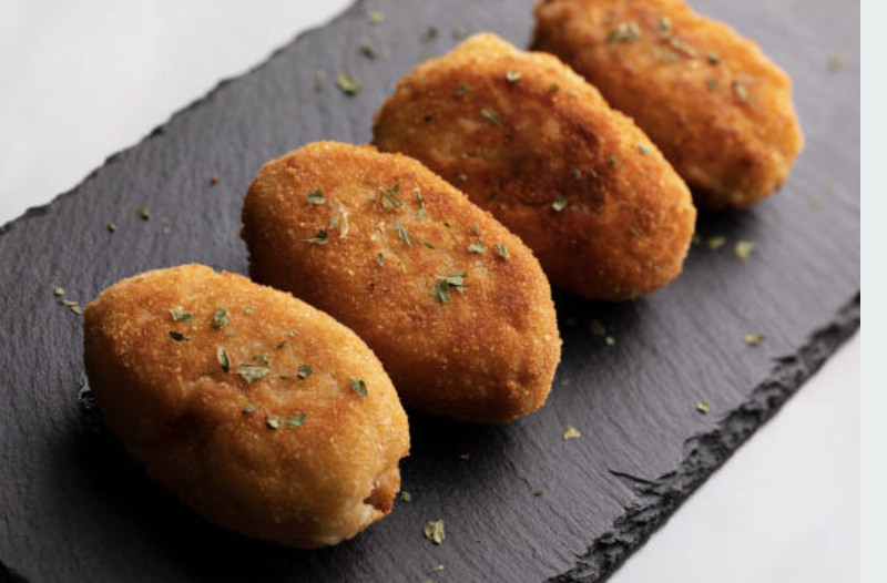 Croquetas de ibérico y espinacas